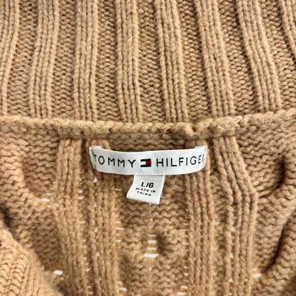 RARE Vintage Tommy Hilfiger Lamb Wool & Rabbit Hair Cardigan Women's Size Large - Picture 5 of 7